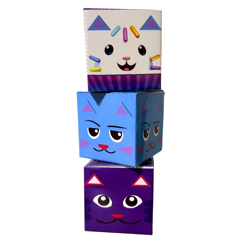 Exemplo de tema disponível no Pack — Caixa Cubo personalizada