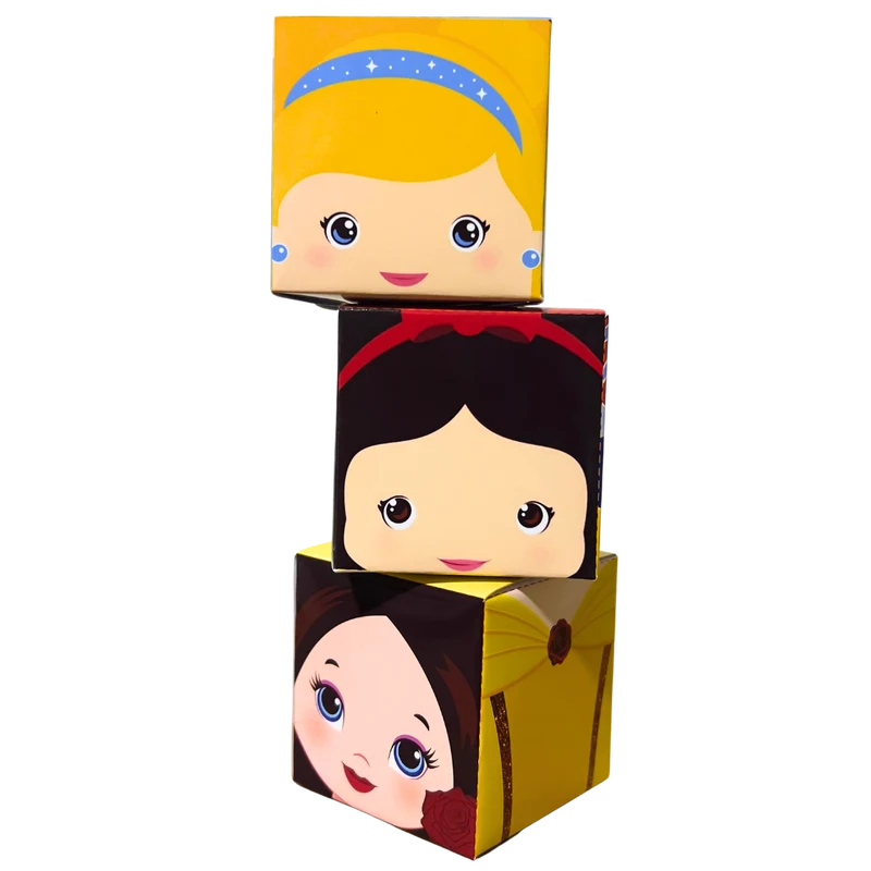 Exemplo de tema disponível no Pack — Caixa Cubo personalizada